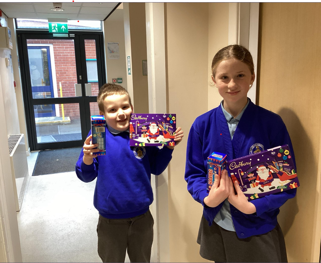 Well done to Lucy and Harrison for winning a prize in our Christmas Quiz
